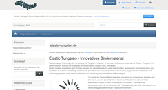 Desktop Screenshot of elastic-tungsten.de